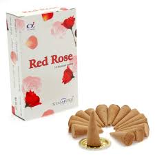 Stamford Red Rose Cone Incense1