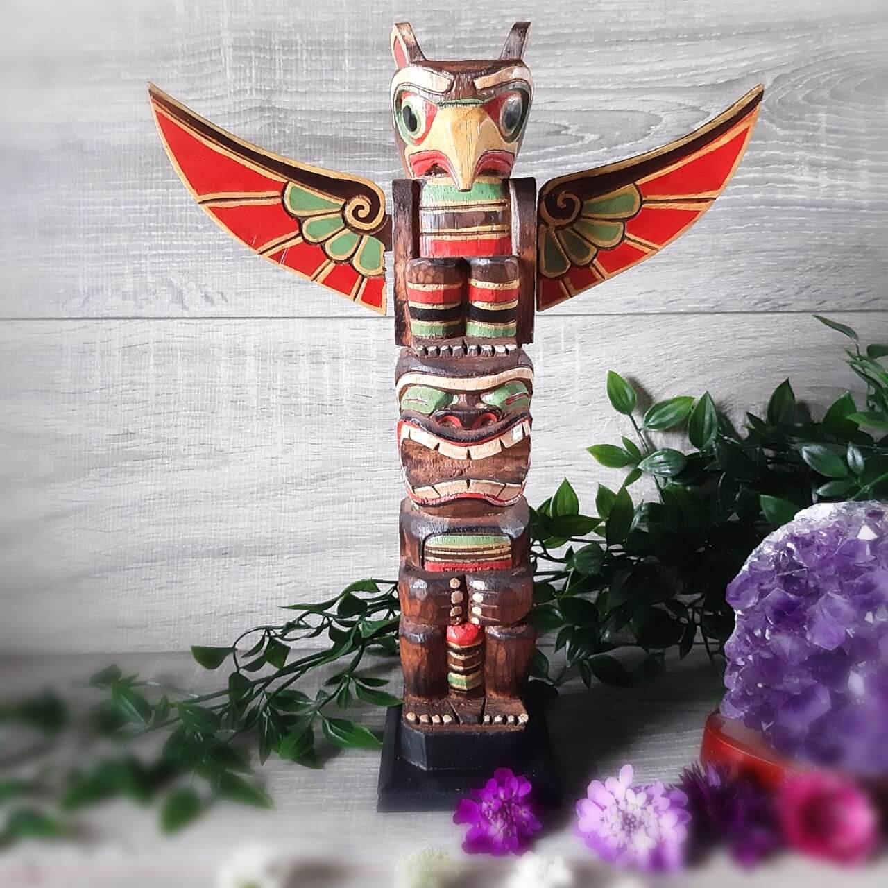 totem-pole-medium-60cm-purple-lotus