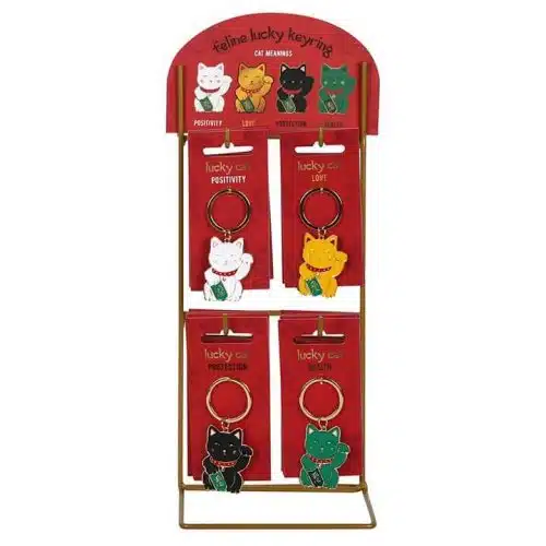 Feline Lucky Keyring