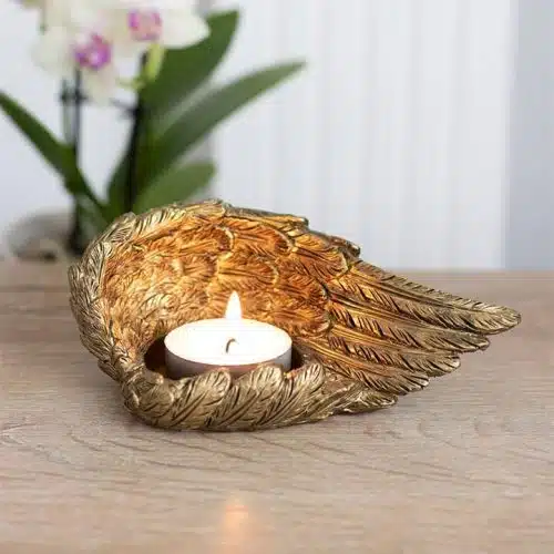 Gold Wing Tealight Holder
