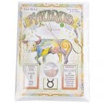 Zodiac Card with Gemstone - Taurus