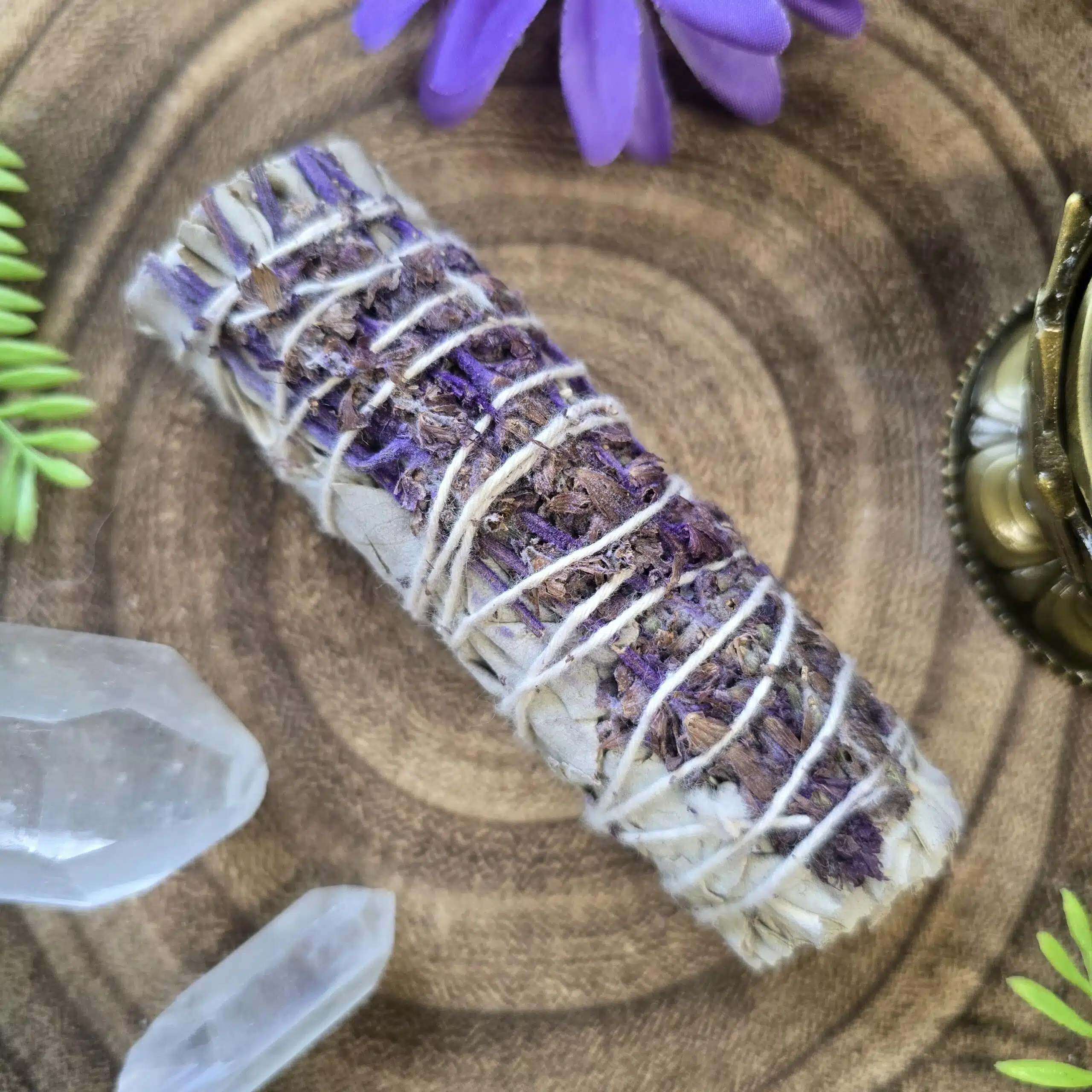 White Sage & Lavender Smudge Stick