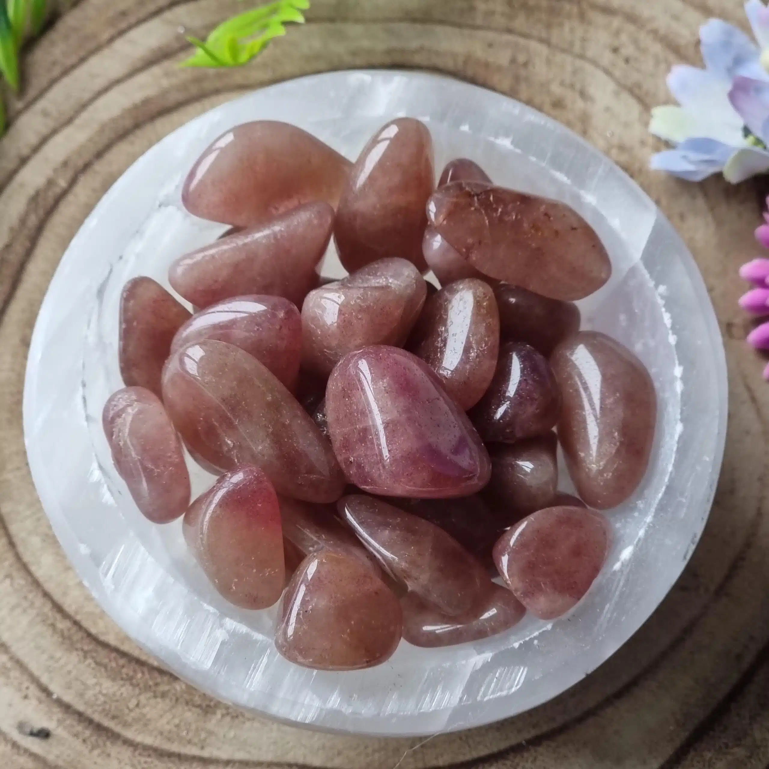Pink Aventurine Crystal Tumblestone