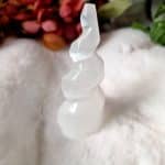 Selenite Unicorn Horn