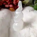 Selenite Unicorn Horn