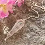 Faceted Pendulum - Quartz