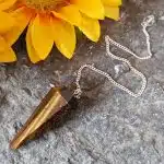 Faceted Pendulum - Tigers Eye