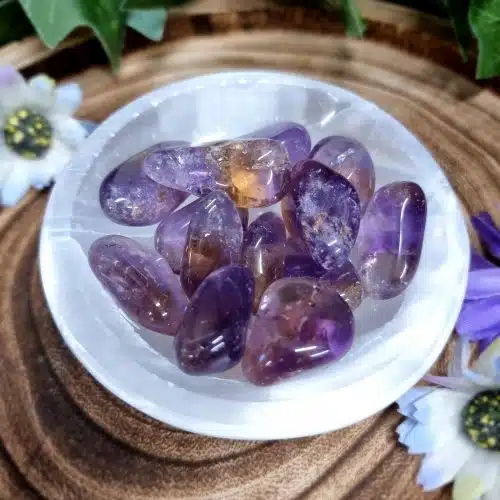 Ametrine Crystal Tumblestone