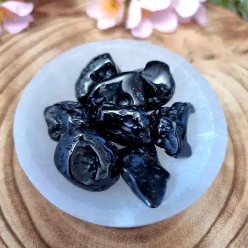 Tektite Crystal Tumblestone