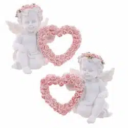 Floral Heart Cherub Floral Heart Cherub