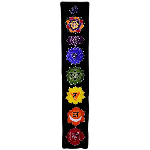 Black Chakra Drop Banner