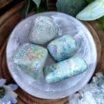 Large Ruby-Fuchsite Crystal TumbleStone