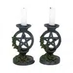 Aged Pentagram Candlestick