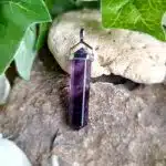 Amethyst Silver Point Pendant