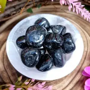 Black Tourmaline Crystal Tumblestone