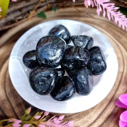 Black Tourmaline Crystal Tumblestone