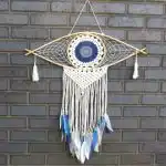 Large Eye Protection Dreamcatcher - Blue