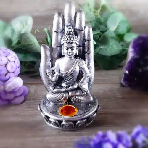 Buddha with Hand Incense Holder