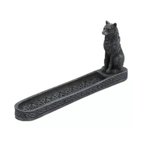 Catching the Scent Wolf Incense Holder