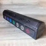 Black Chakra Incense Box Holder