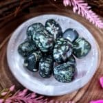 Chinese Writing Stone Crystal Tumblestone