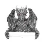 Obsidian Dragon Toilet Roll Holder