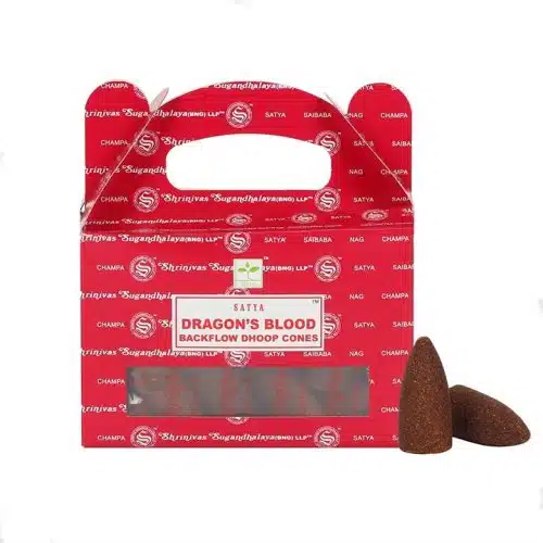 Satya Backflow Incense Cones - Dragons blood