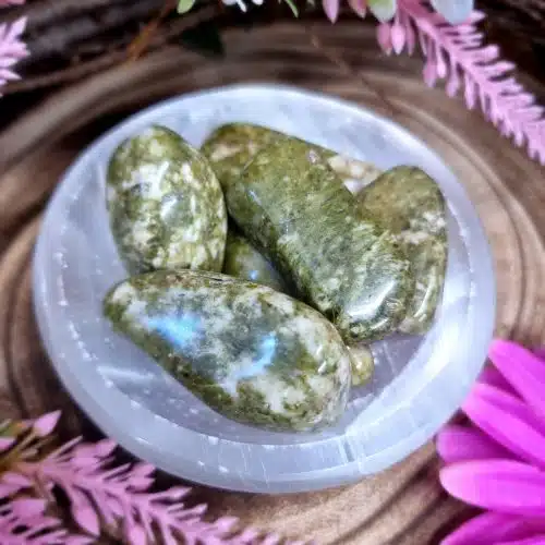 Epidote Crystal Tumblestone