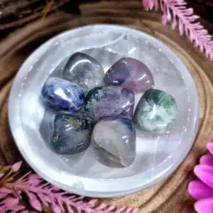 Fluorite Crystal Tumblestone