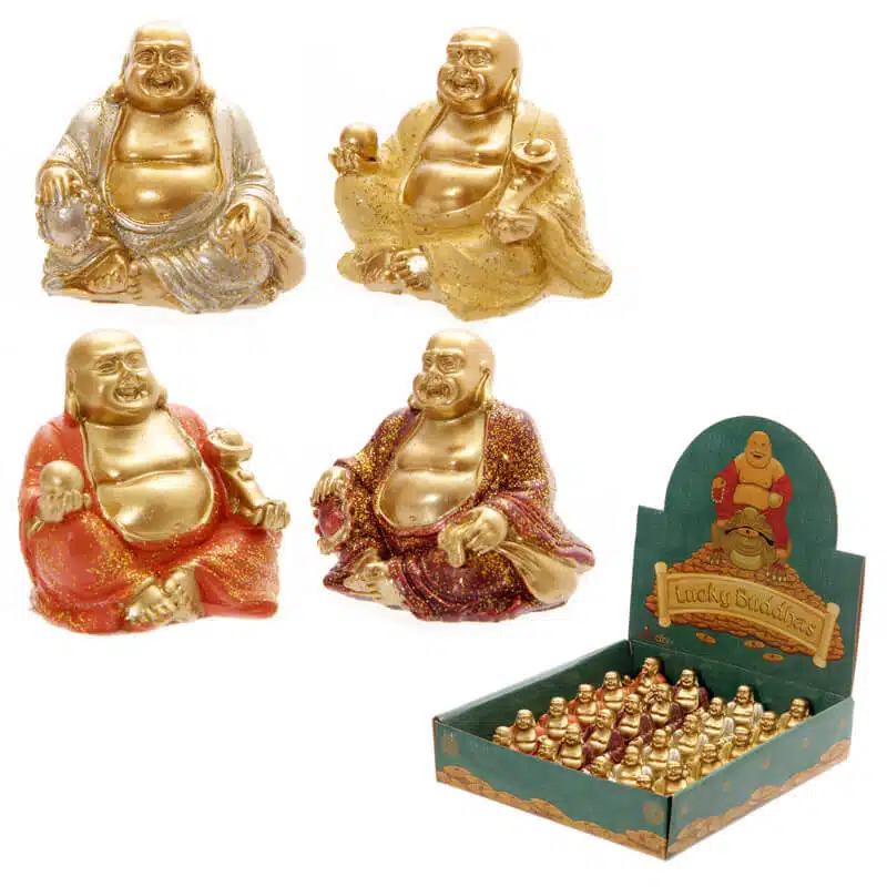 Golden Mini Lucky Buddha Golden Mini Lucky Buddha