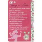 Hang in There Wallet Card