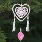 'Elemental Spirits' Heart Dreamcatcher - Pink