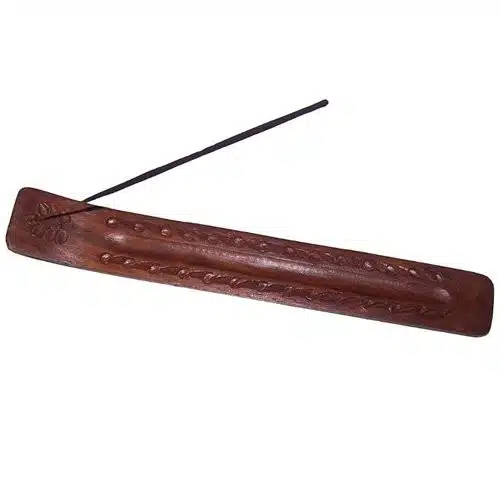Wooden Incense Ash Catcher Carved
