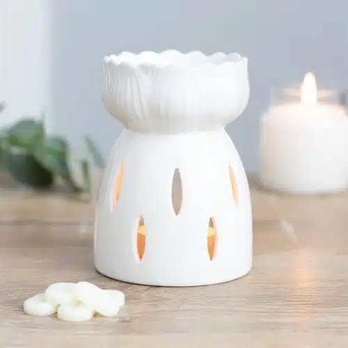 White Lotus Oil Burner