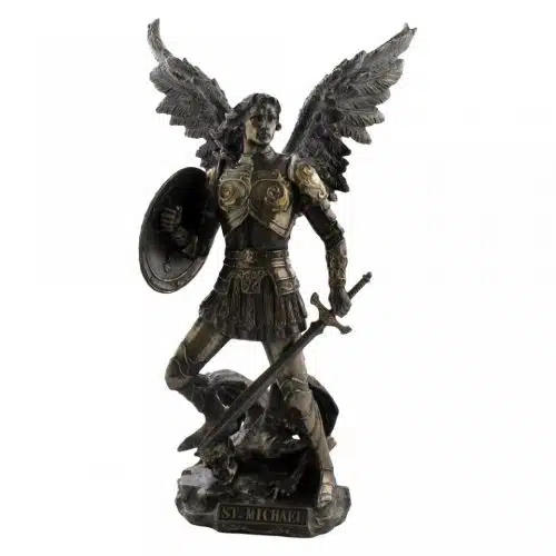 Bronze Archangel Michael Statue