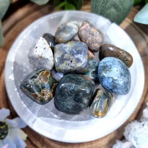 Ocean Jasper Crystal Tumblestone