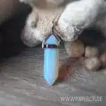 Opalite Crystal Point Pendant