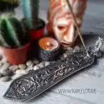Aluminum Owl Incense Holder