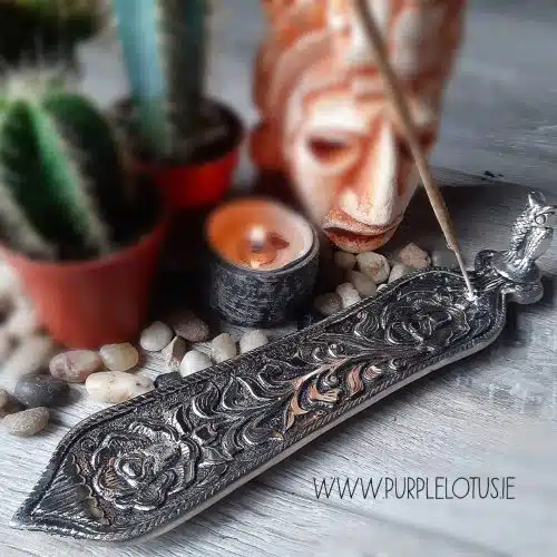 Aluminum Owl Incense Holder