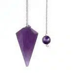 Amethyst Pendulum - Faceted