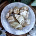 Prasiolite (Green Amethyst) Crystal Tumblestone