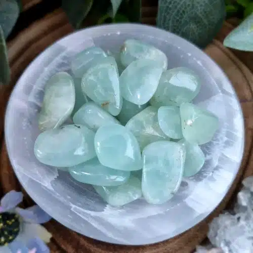 Prehnite Crystal Tumblestone