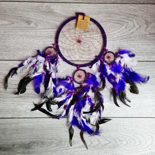 Purple Feather Dreamcatcher
