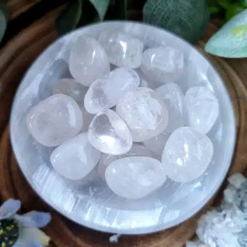 Clear Quartz Crystal Tumblestone