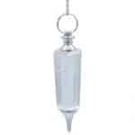 Quartz Faceted Pendulum with Metal