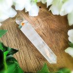 Quartz Healing Wand with Quartz Ball