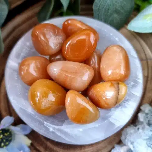 Red Aventurine Crystal Tumblestone