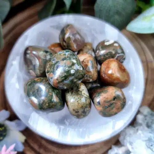 Rhyolite Crystal Tumblestone