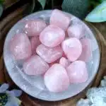 Rose Quartz Crystal Tumblestone