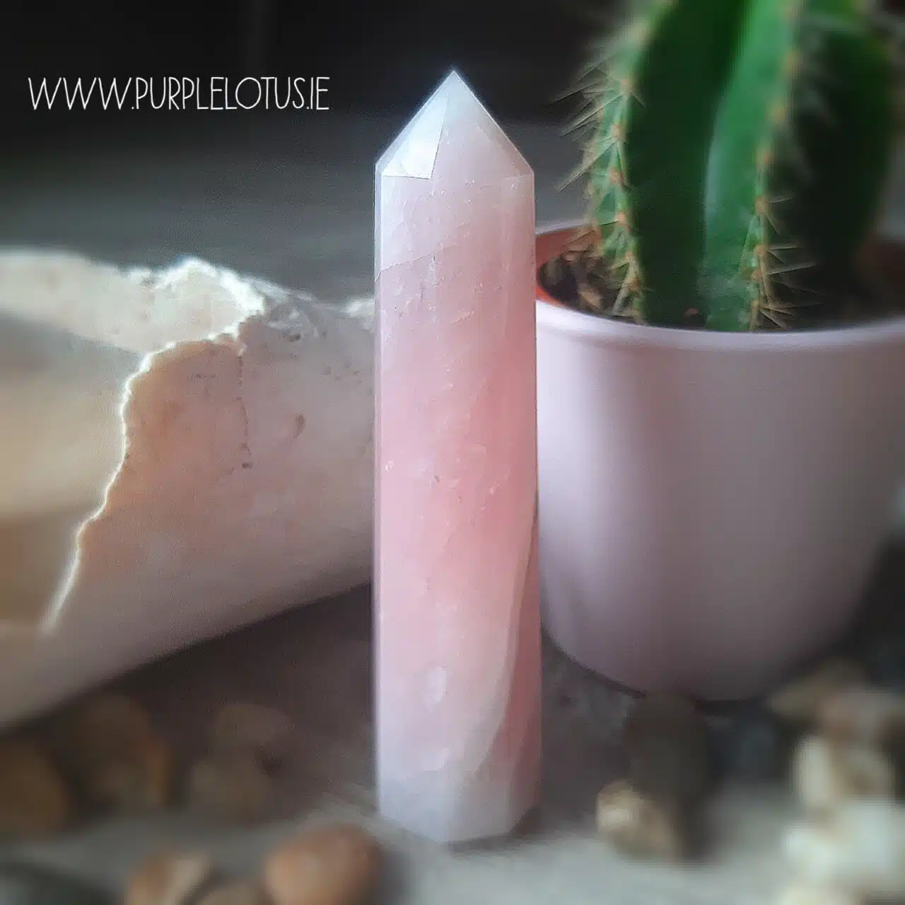 Rose Quartz Polished Obelisk Rose Quartz Polished Obelisk